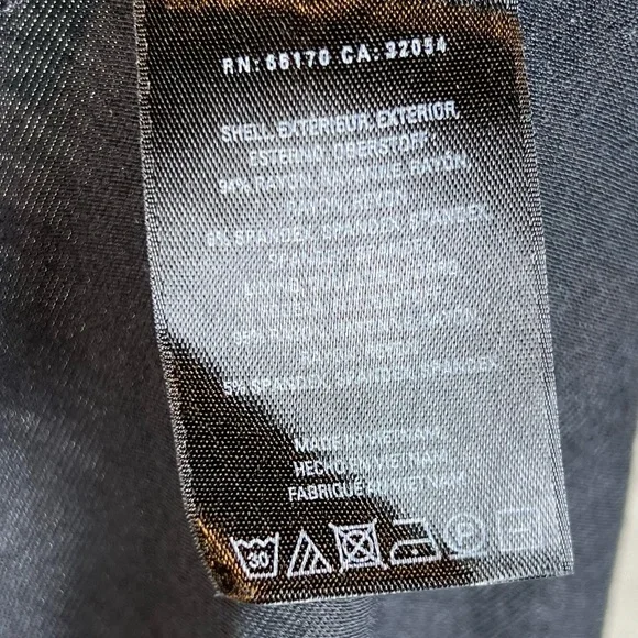 Anthropologie Dress Womens XL Black Maeve Tamera Surplice Minimal Flowy Stretchy - Picture 7 of 7